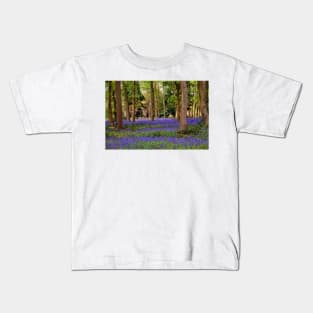 Bluebells Bluebell Woods Basildon Park Berkshire Kids T-Shirt